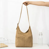 Large-Capacity Multi-Pocket Female Ins Style Japanese Messenger Shoulder Bag