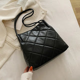 Large Capacity Shoulder Bag Ladies Handbags PU Leather Bucket Bags For Women