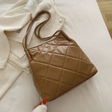 Large Capacity Shoulder Bag Ladies Handbags PU Leather Bucket Bags For Women