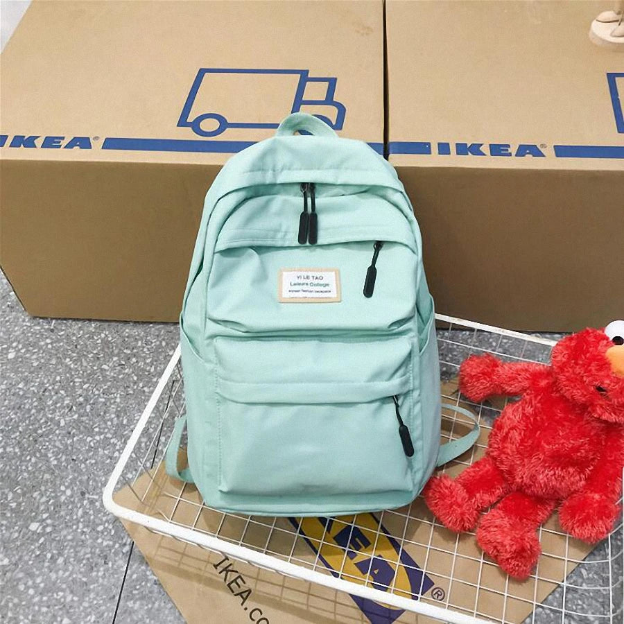 Large Capacity Waterproof Nylon School Bag Ski Boot Backpack