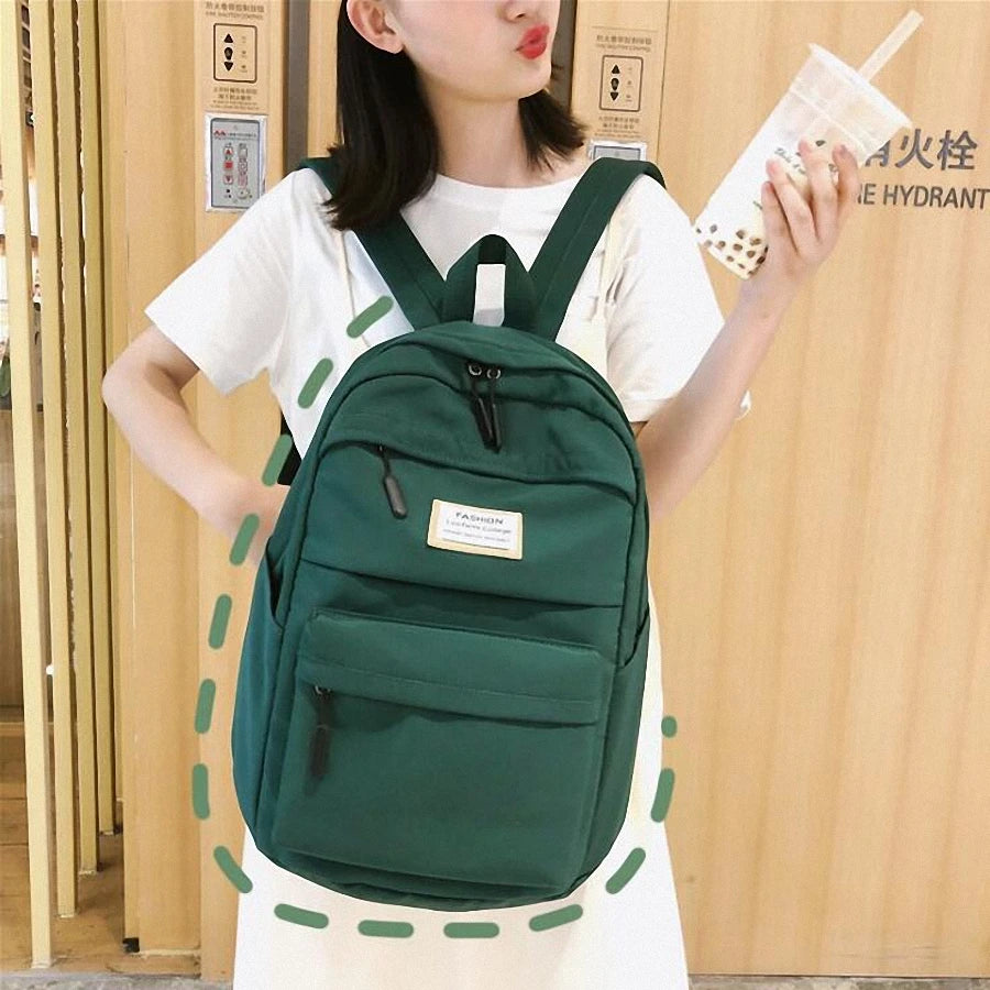 Large Capacity Waterproof Nylon School Bag Ski Boot Backpack