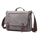 Large Capacity Vintage Canvas Briefcase Men Messenger Bags