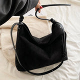 Large Capacity Women's Texture Shoulder Bags Western Style Tote Bag