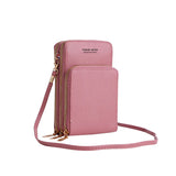 Large-capacity Touch-screen Cell Phone Bag Solid Mini Handbags