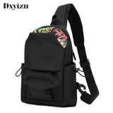 Men's Outdoor Polyester Chest Bag Messenger Shoulder Bag