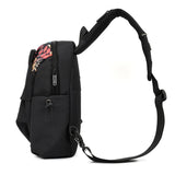 Men's Outdoor Polyester Chest Bag Messenger Shoulder Bag