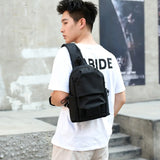 Men's Outdoor Polyester Chest Bag Messenger Shoulder Bag