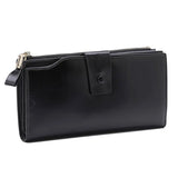 Oil Wax Leather Women Wallets Classic High Cards Holder Women Purse
