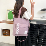 Leisure Nylon Tote Bag Large Capacity Waterproof Lady Slope Bag