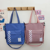 Leisure Nylon Tote Bag Large Capacity Waterproof Lady Slope Bag