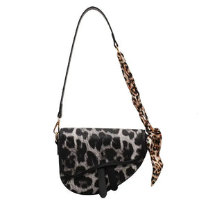 Leopard Print Handbags Tote Crossbody Shopping Bag