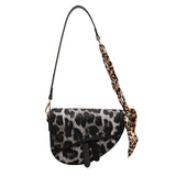 Leopard Print Handbags Tote Crossbody Shopping Bag