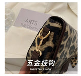 Leopard Print Handbags Tote Crossbody Shopping Bag