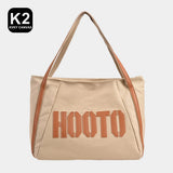Letter Canvas Women Shoulder Bag Canvas Messenger Bag