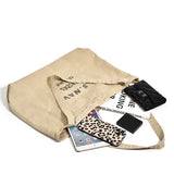 Canvas Women Bags Large Capacity Reusable Shopping Bag Retro Handbags