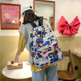 Waterproof School Bags For Teenager Girls Large-capacity Travel Backpack