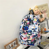 Waterproof School Bags For Teenager Girls Large-capacity Travel Backpack