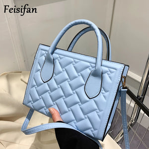 Lingge Clutch Bags High Handbags Leather Duffle Bag