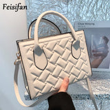 Lingge Clutch Bags High Handbags Leather Duffle Bag