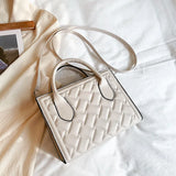 Lingge Clutch Bags High Handbags Leather Duffle Bag