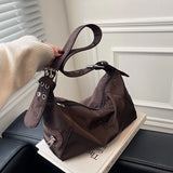 Large Nylon Shoulder Bag for Women