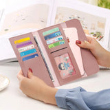 Long Women Wallets Lady's PU Female Wallets Heart Photo Purse