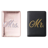 Mr and Mrs Passport Cover Set