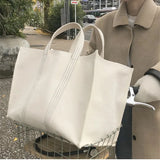 Canvas Bag Large Size Shopping Handbag Tote Shoulder Lady Women Casual