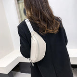 Women's PU Leather Waist Belt Bag Fanny Pack Shoulder Crossbody Chest Pack