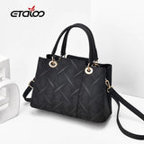 Vintage Leather Shoulder Bag Women Hairball Handbag