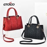 Vintage Leather Shoulder Bag Women Hairball Handbag