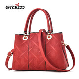 Vintage Leather Shoulder Bag Women Hairball Handbag