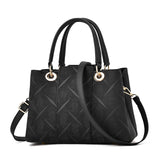 Vintage Leather Shoulder Bag Women Hairball Handbag