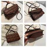 Women Shoulder Bag Chain Square Crossbody Bags Small Female Messenger Bags