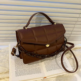 Women Shoulder Bag Chain Square Crossbody Bags Small Female Messenger Bags