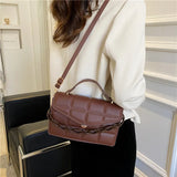 Women Shoulder Bag Chain Square Crossbody Bags Small Female Messenger Bags