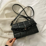 Women Shoulder Bag Chain Square Crossbody Bags Small Female Messenger Bags