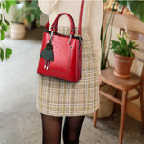 Soft Tassel Shoulder Bag PU Stylish Crossbody Shoulder Bags