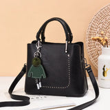 Soft Tassel Shoulder Bag PU Stylish Crossbody Shoulder Bags