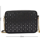 Women's Large Capacity Travel Shoulder Bag PU Leather Messenger Bag