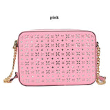 Women's Large Capacity Travel Shoulder Bag PU Leather Messenger Bag