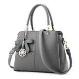 Wine Red Classic Office Ladies Handbag Crossbody Tote