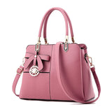 Wine Red Classic Office Ladies Handbag Crossbody Tote