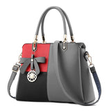 Wine Red Classic Office Ladies Handbag Crossbody Tote