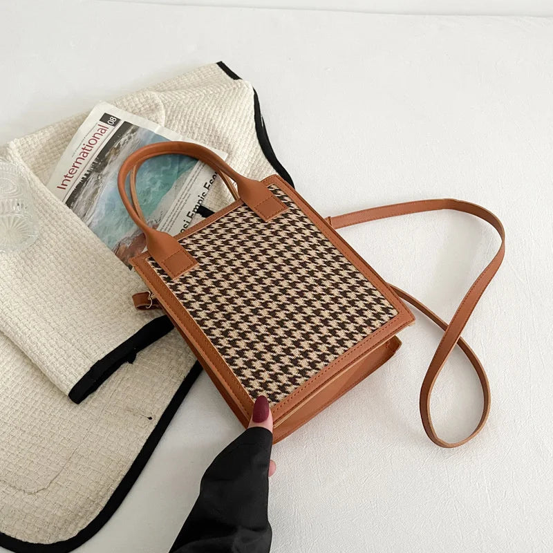 PU Leather Crossbody Bag Tote Shoulder Bag for Women