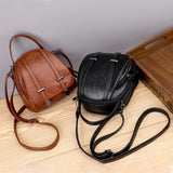 MINI Soft Women Shoulder Bag Casual Tote Handbag Solid Cross Body