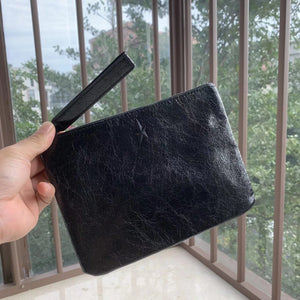 Mugler Makeup Bag Crack Hand Carrying Envelope Wash Bag