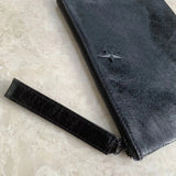 Mugler Makeup Bag Crack Hand Carrying Envelope Wash Bag