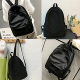 26 Letters Print School Backpack for Teen Girls Women Shoulder Laptop