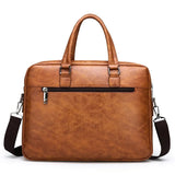 Men Briefcase Bag High Business Famous PU Leather Shoulder Messenger Bags